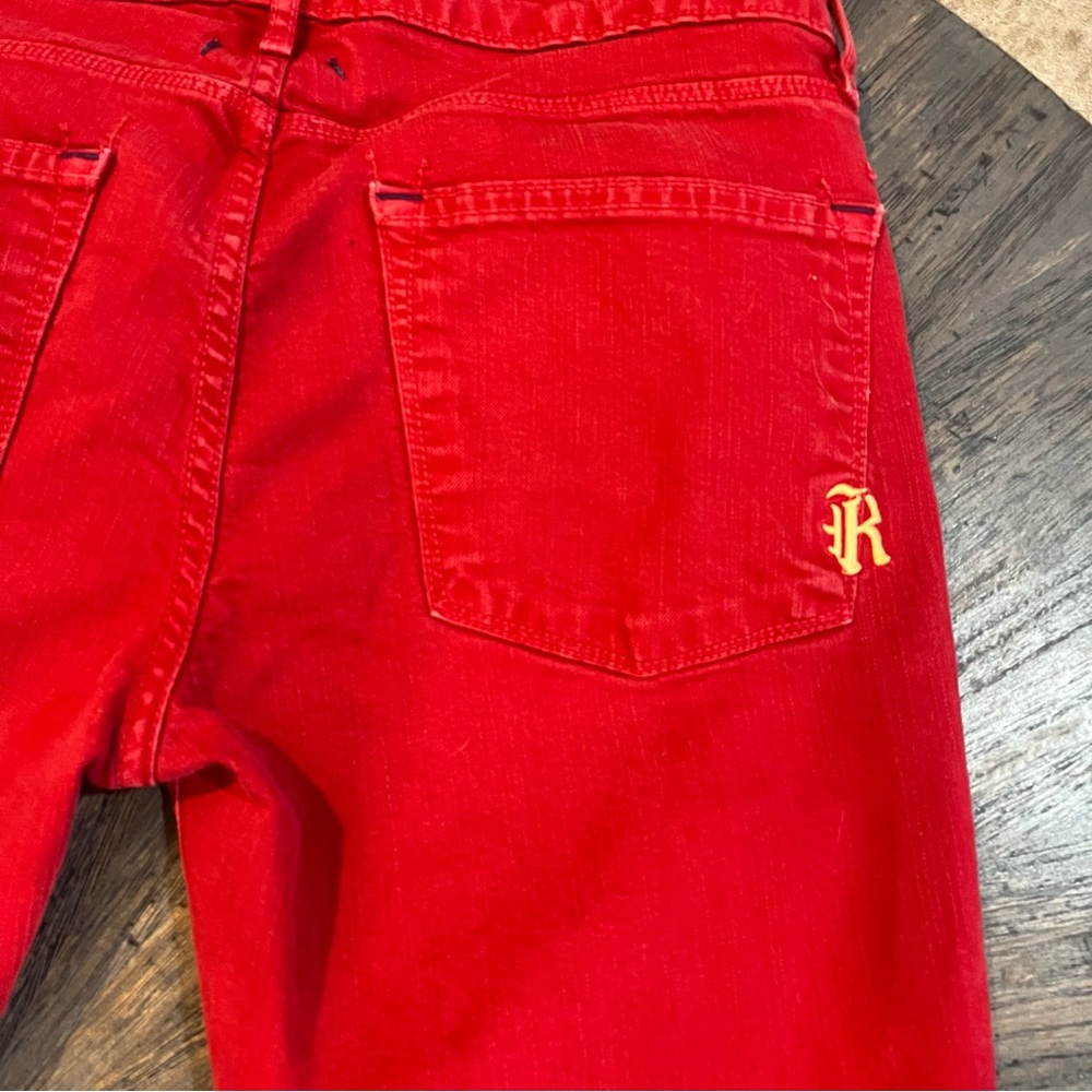 Rich & Skinny Red Skinny Jeans Women’s Size 30 - Picture 5 of 11